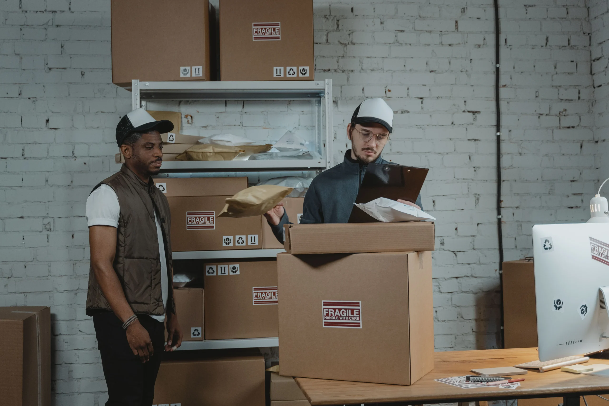 Apparel packaging warehouse and logistics